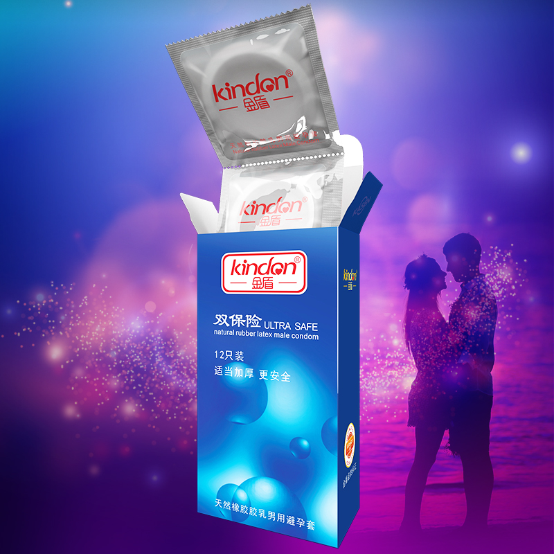金盾避孕套夢(mèng)幻系列雙保險(xiǎn)12只裝