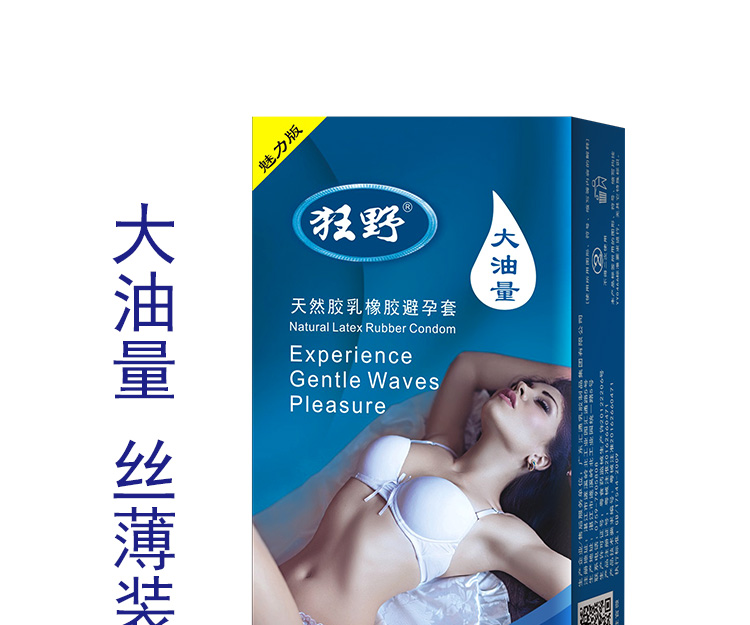 狂野避孕套魅力系列藍色裝(圖1) 狂野避孕套魅力系列藍色裝(圖1)