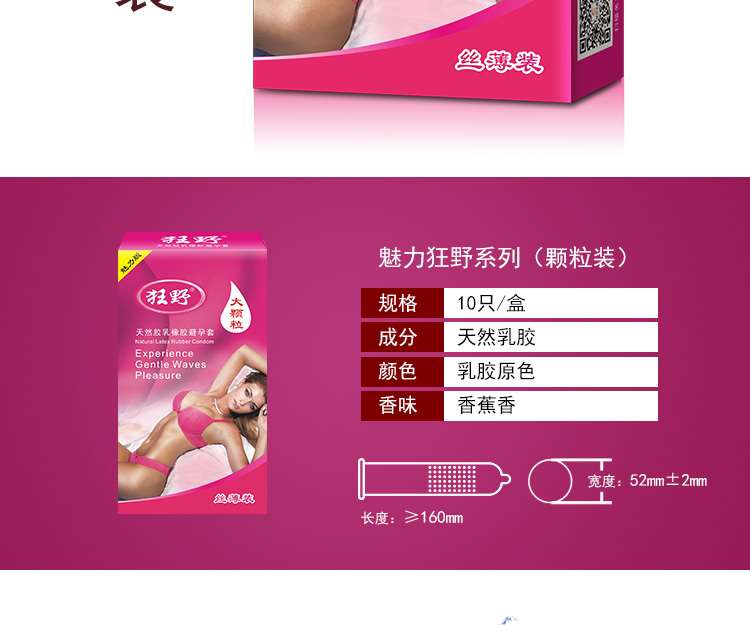 狂野避孕套魅力系列粉色裝(圖2) 狂野避孕套魅力系列粉色裝(圖2)